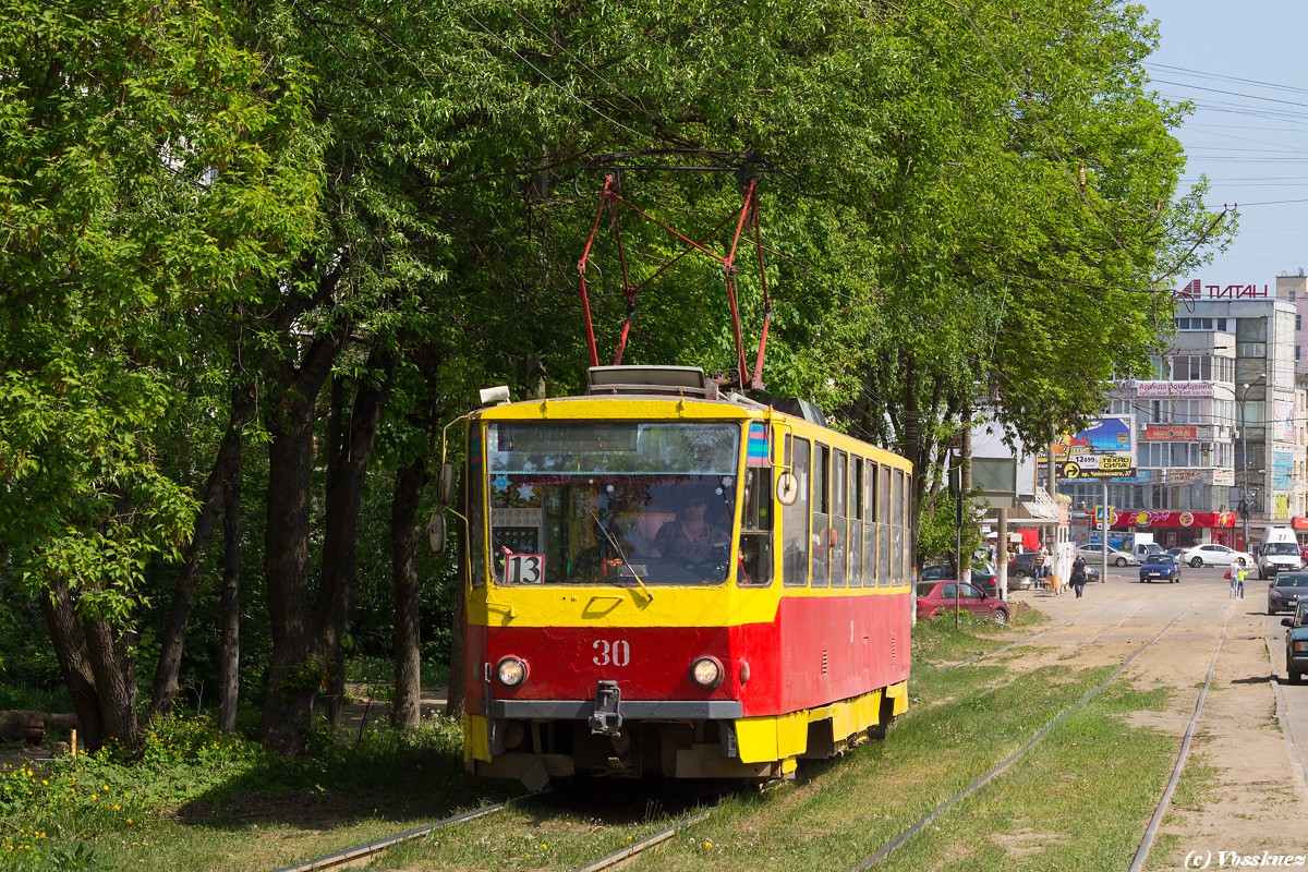 Tver, Tatra T6B5SU č. 30; Tver — Streetcar lines: Central district