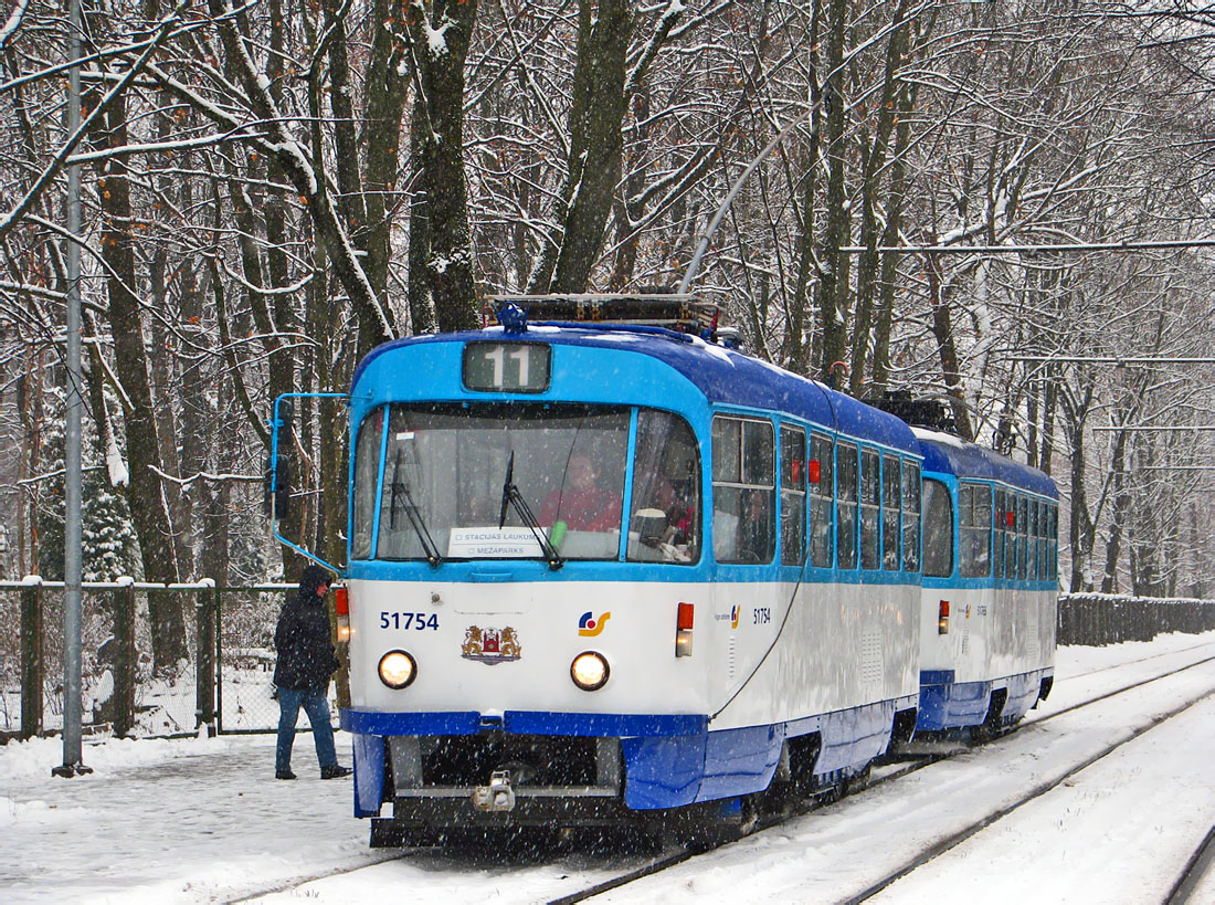 Рига, Tatra T3A № 51754