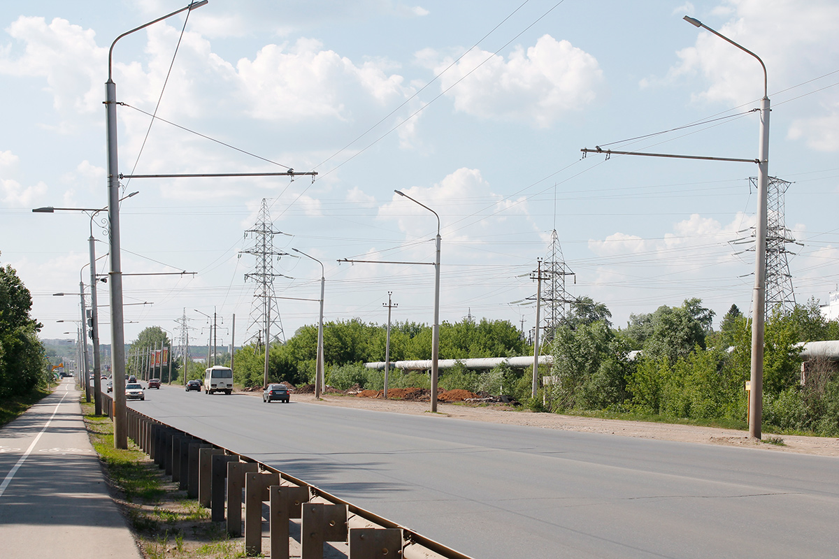 Ufa — Trolleybus lines construction