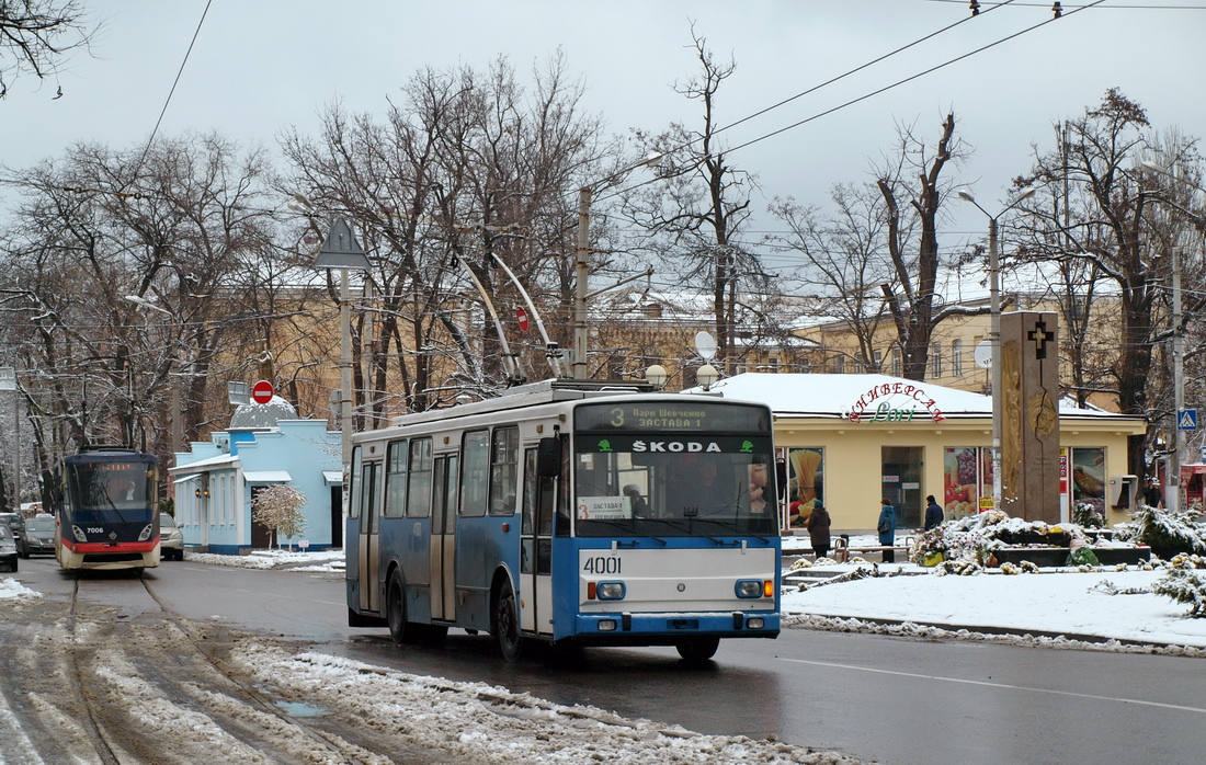 Odessa, Škoda 14Tr17/6M № 4001