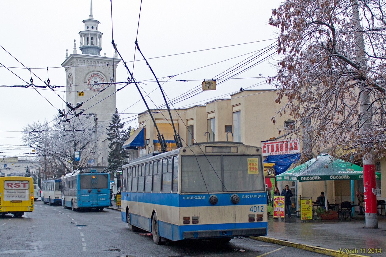 Крымский троллейбус, Škoda 14Tr11/6 № 4012