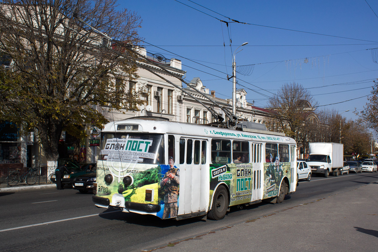 Crimean trolleybus, Škoda 9TrH29 # 3780