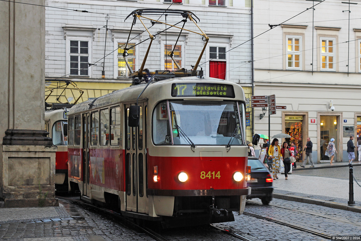 Прага, Tatra T3R.P № 8414