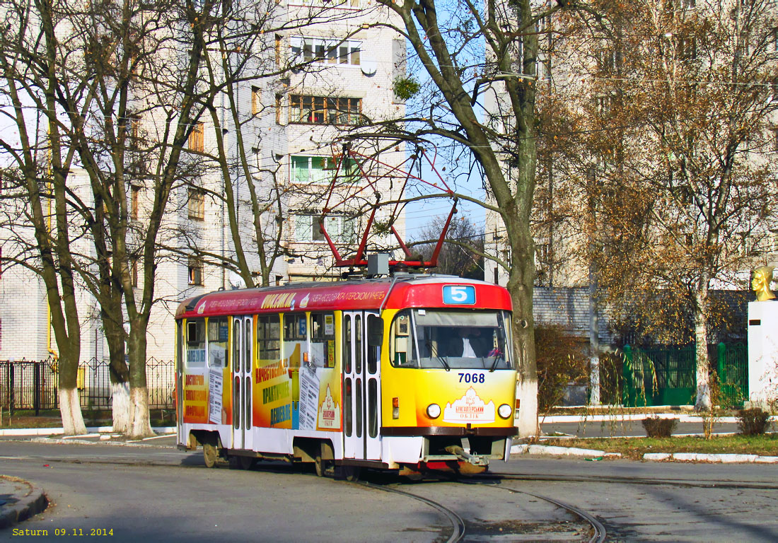 Kharkiv, Tatra T3SUCS # 7068