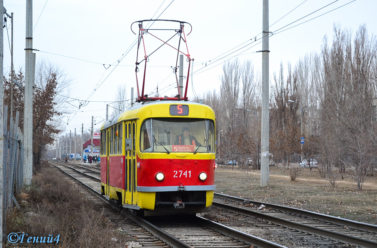 Volgograd, Tatra T3SU # 2741