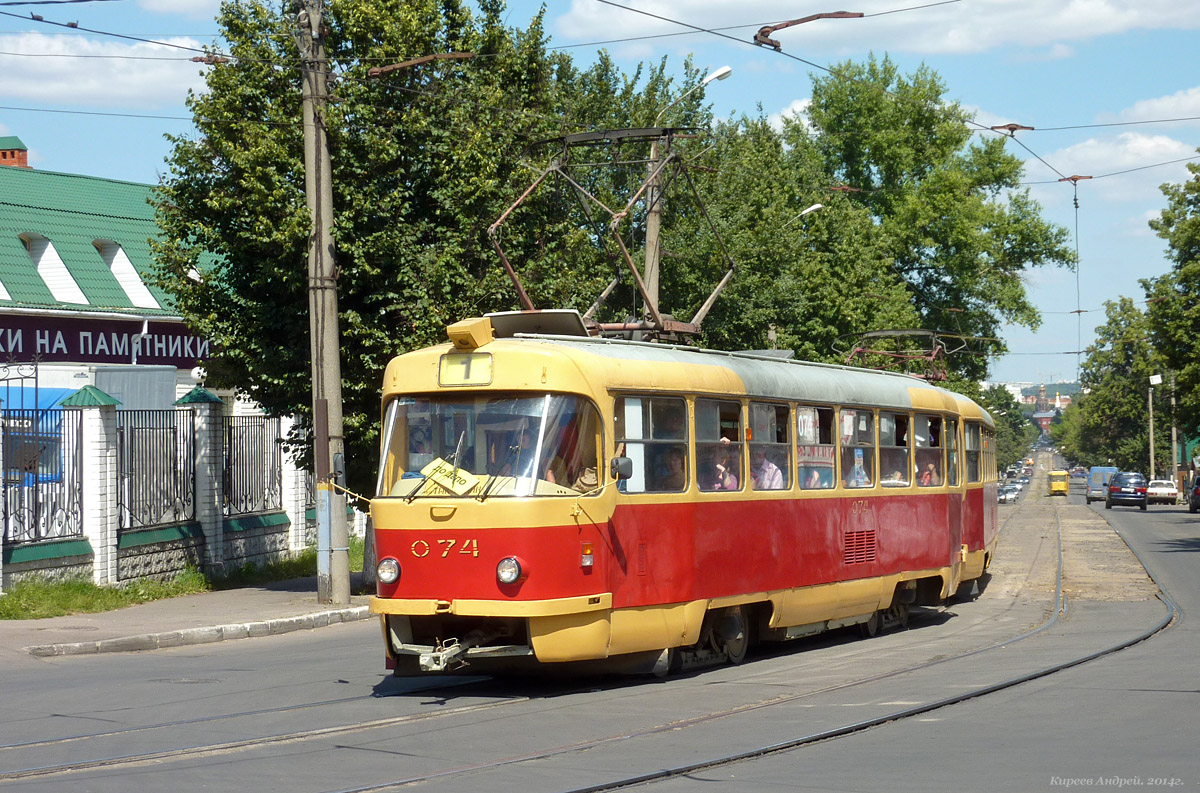 奧廖爾, Tatra T3SU # 074