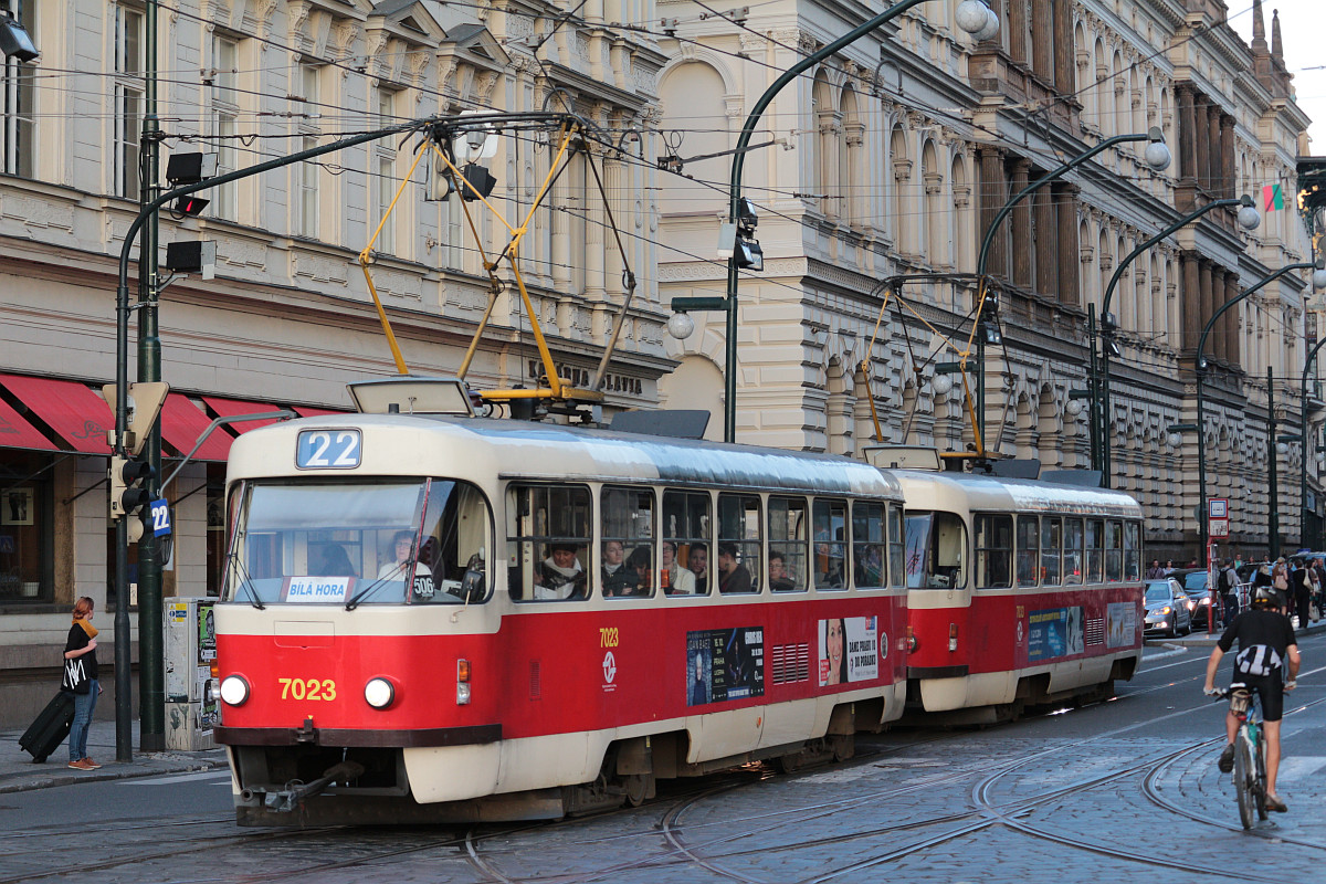 Прага, Tatra T3SUCS № 7023