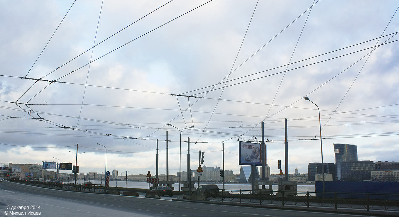 Saint-Petersburg — Overhead wiring and energy facilities; Saint-Petersburg — Trolleybus lines and infrastructure