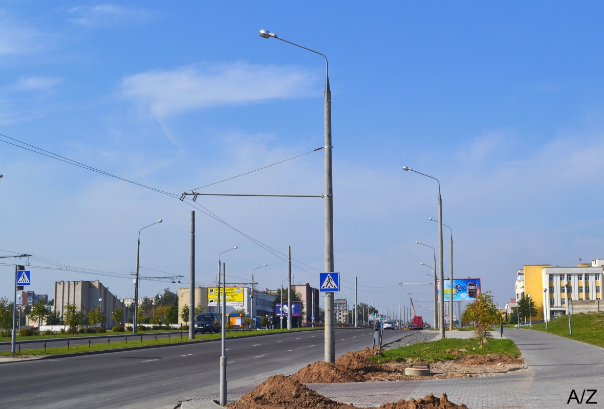格羅德諾 — Construction of the Dubko street line