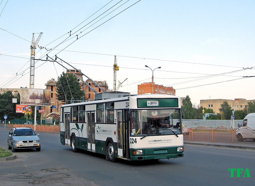 Луцк, MPK/Jelcz 120MT № 224