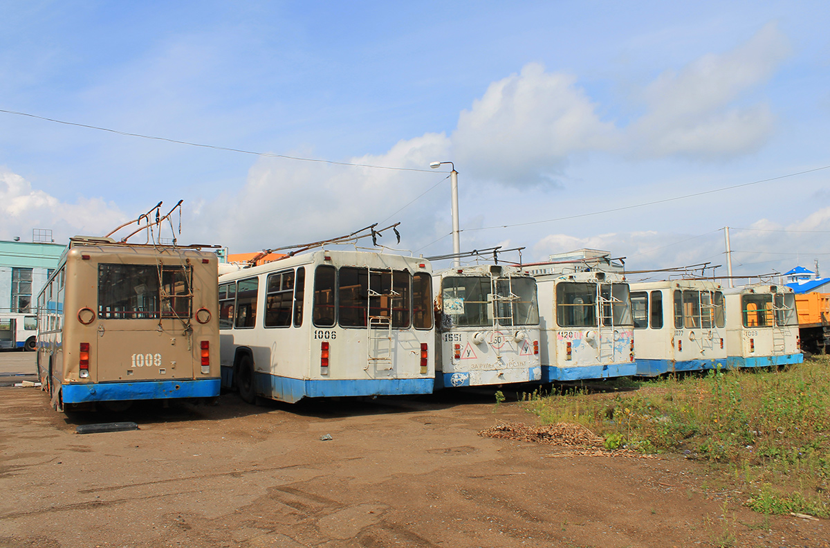 Ufa, BTZ-52761N (BTZ-100) # 1008; Ufa — Trolleybus Depot No. 1