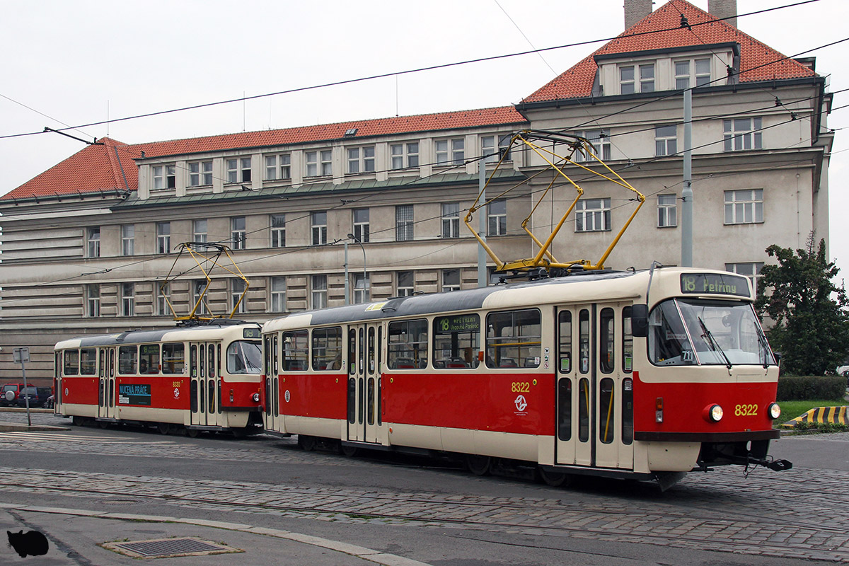 Prague, Tatra T3R.P N°. 8322