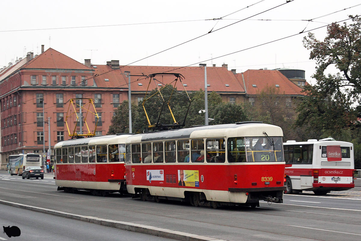 Praga, Tatra T3R.P nr. 8342; Praga, Tatra T3R.P nr. 8339