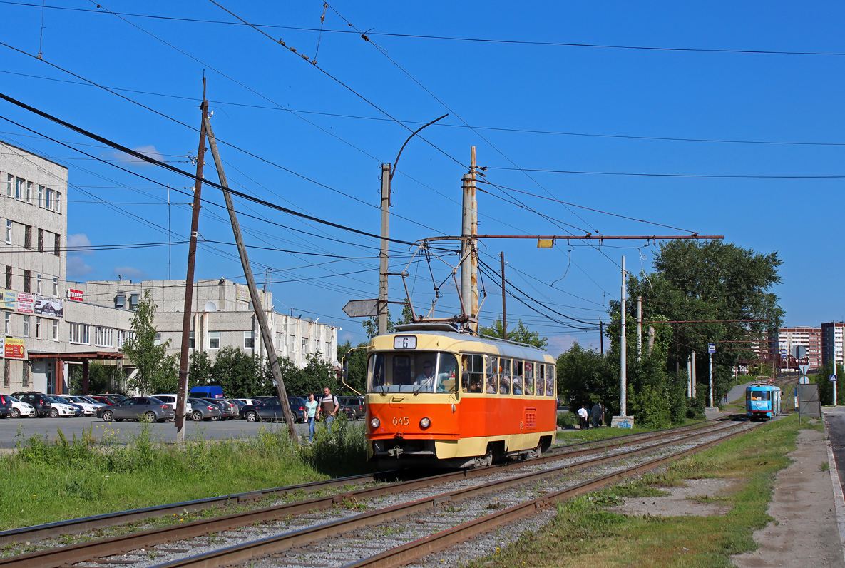 Yekaterinburg, Tatra T3SU (2-door) č. 645