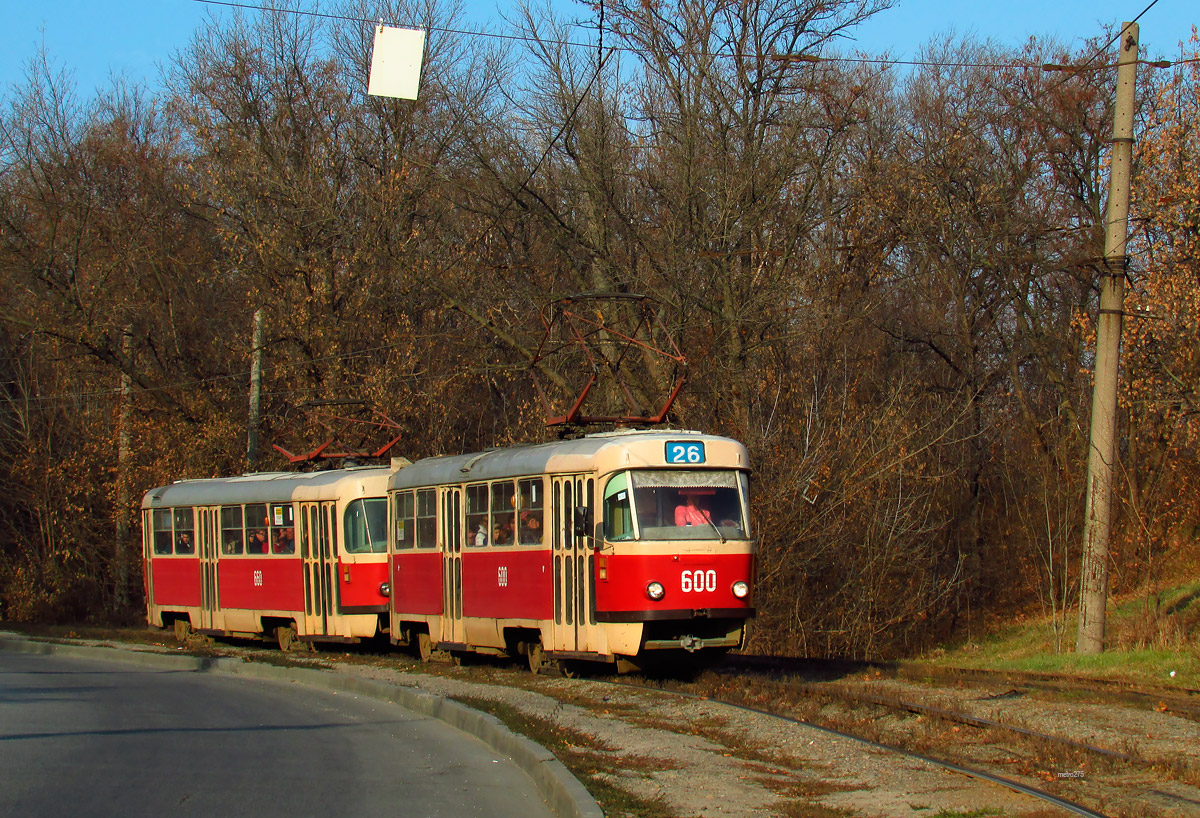 Харьков, Tatra T3SU № 600