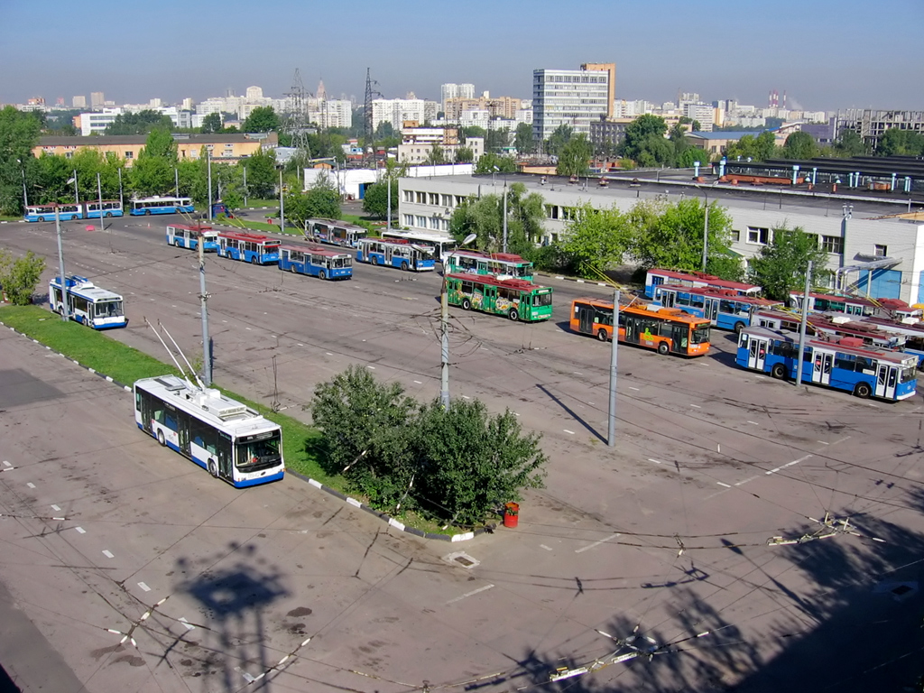 Москва — Виды с высоты; Москва — Троллейбусные парки: [8]