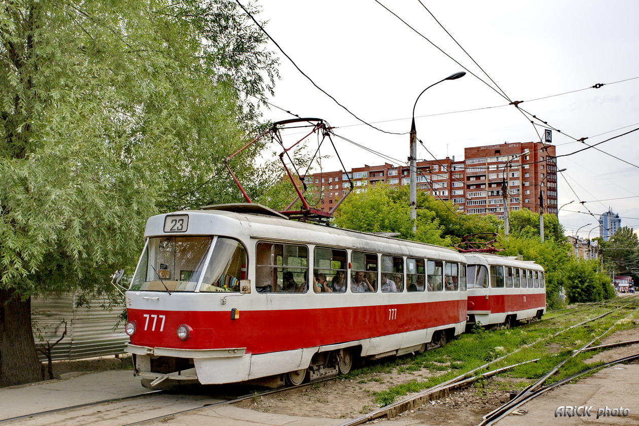 Самара, Tatra T3SU (двухдверная) № 777