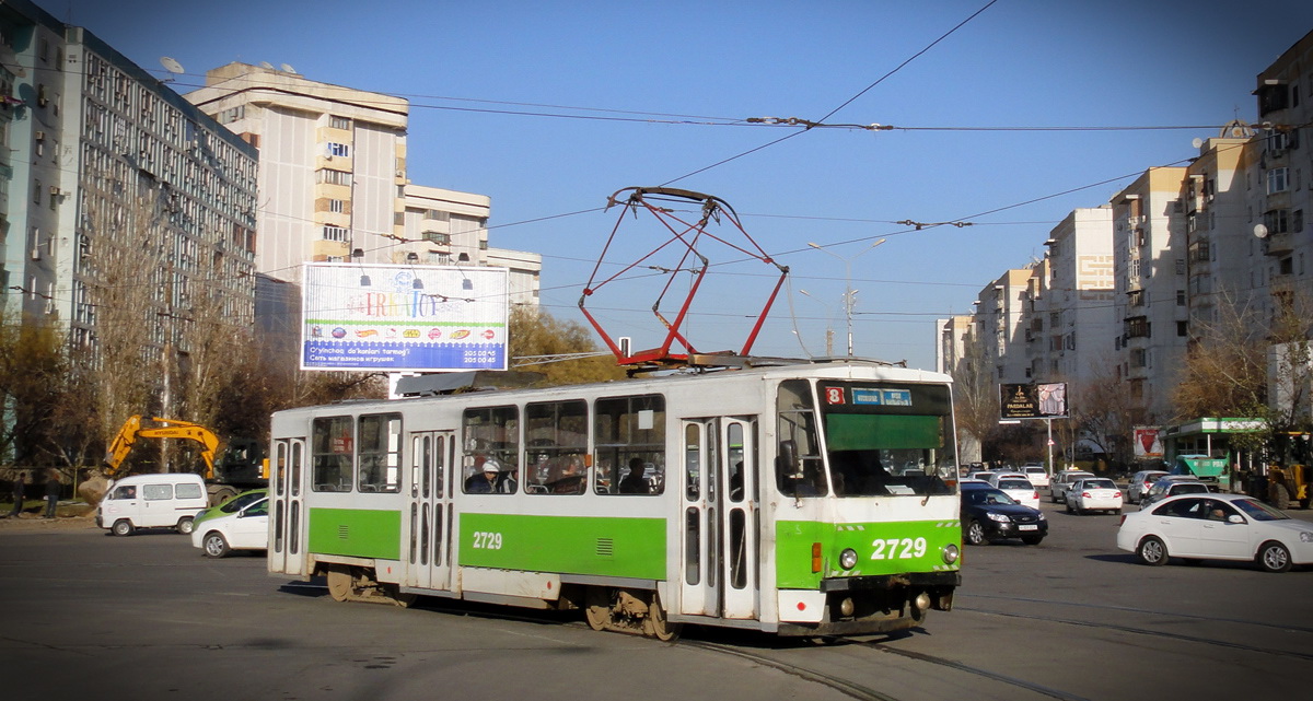 Tachkent, Tatra T6B5SU N°. 2729
