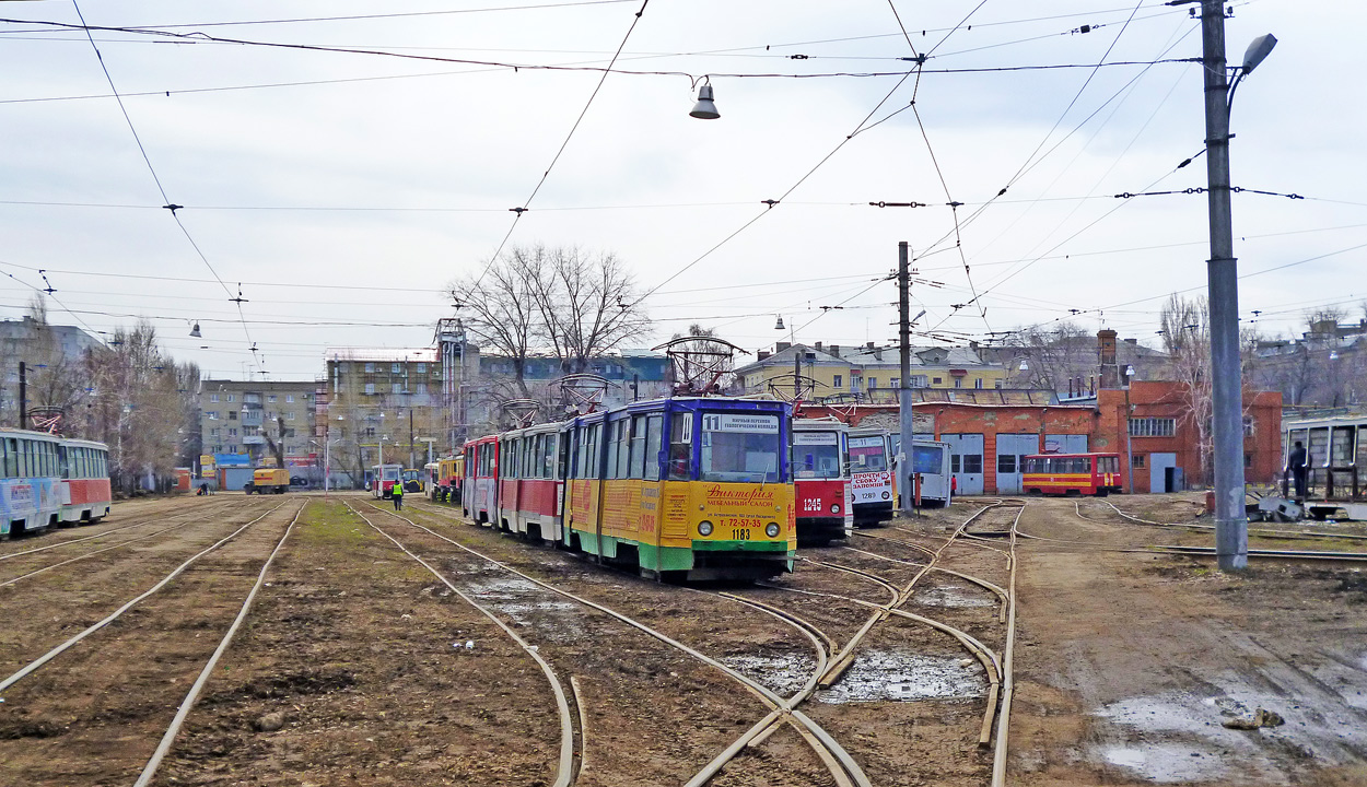Saratov, 71-605 (KTM-5M3) № 1183; Saratov — Tramway depot # 1