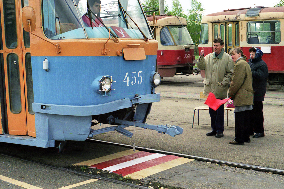 Барнаул, Tatra T3SU № 455; Барнаул — Конкурс водителей трамвая 2000 г.