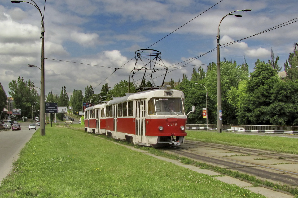 Kiev, Tatra T3SU N°. 5835