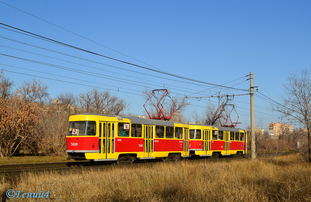 Волгоград, Tatra T3SU № 5808; Волгоград, Tatra T3SU № 5807