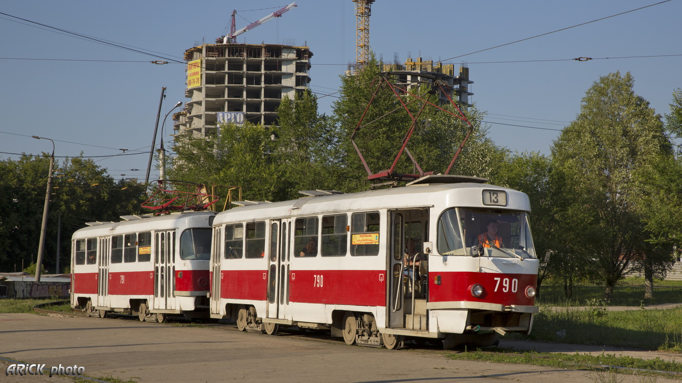 Самара, Tatra T3SU № 790; Самара — Конечные станции и кольца (трамвай)
