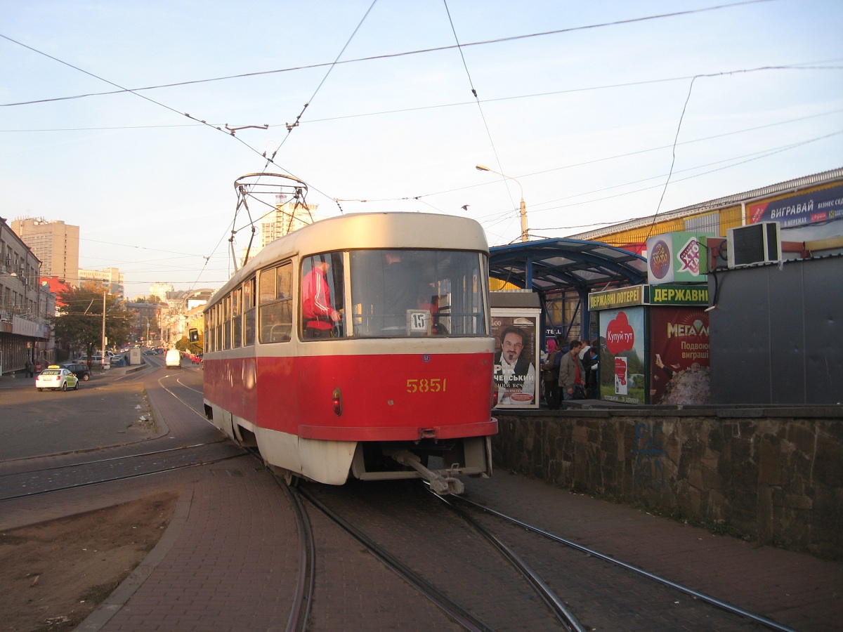 Киев, Tatra T3SU № 5851