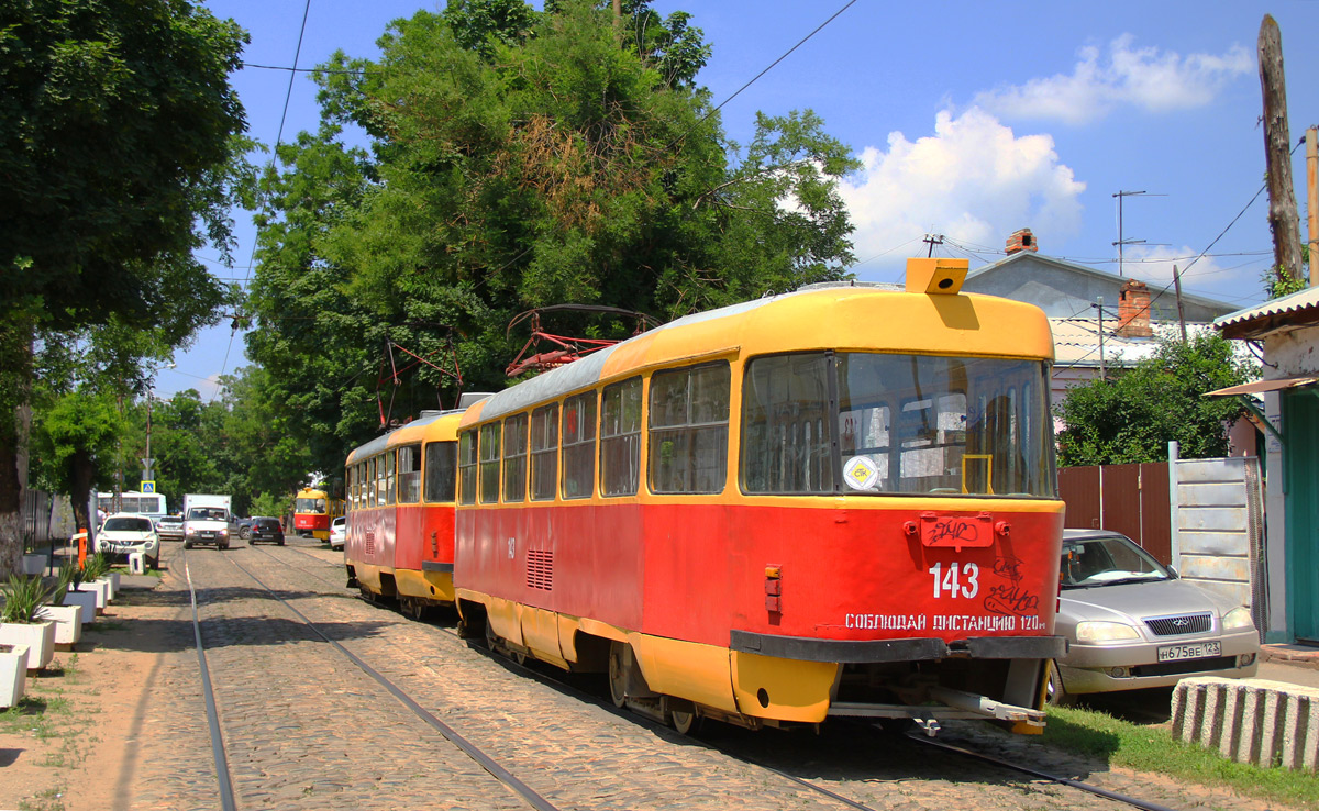 Краснодар, Tatra T3SU № 143