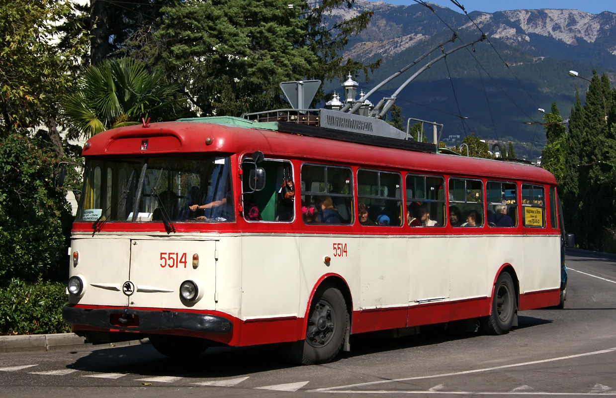 Krimmi trollid (Simferopol - Alušta - Jalta), Škoda 9Tr19 № 5514