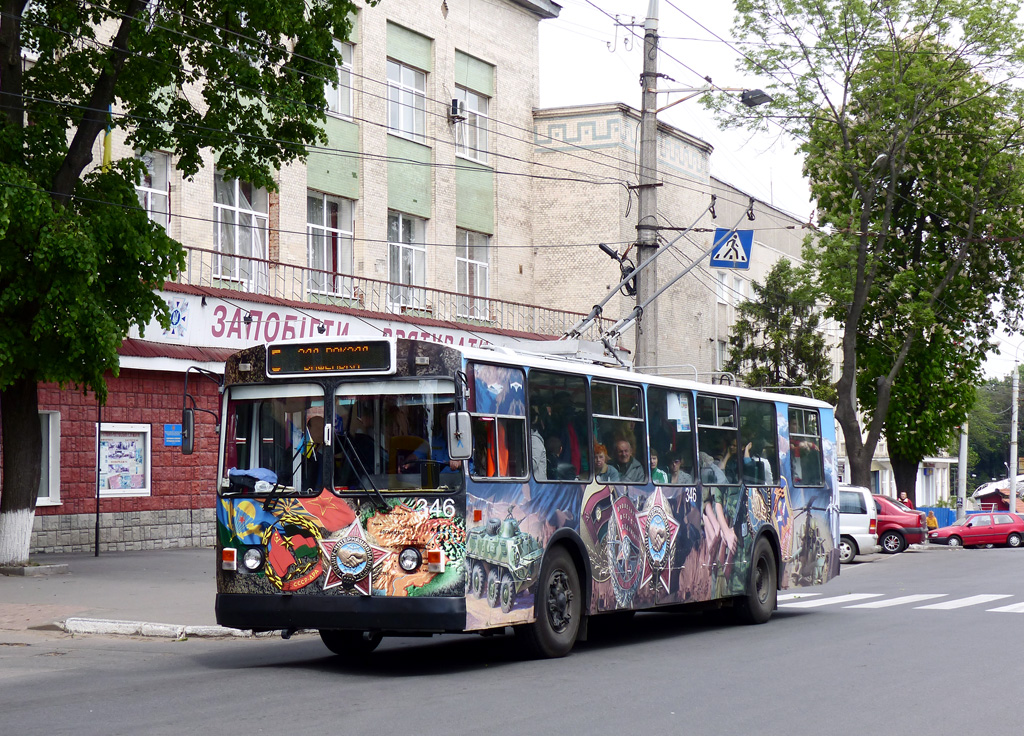 Винница, ЗиУ-682Г [Г00] № 346; Винница — Транспорт в тематическом дизайне