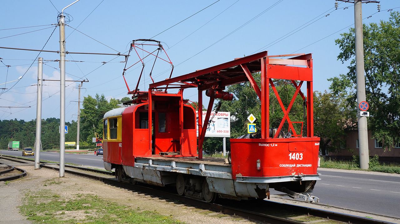 Барнаул, Tatra T3SU (двухдверная) № 1403