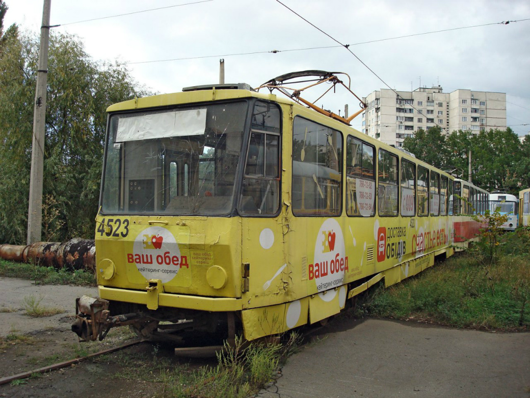Харків, Tatra T6B5SU № 4523