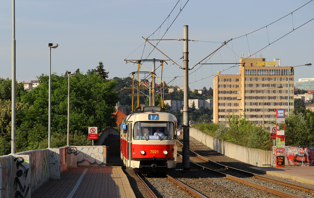 Praha, Tatra T3SUCS nr. 7021