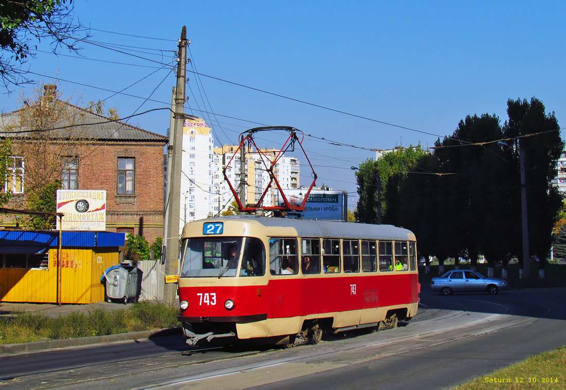 Kharkiv, Tatra T3SU # 743