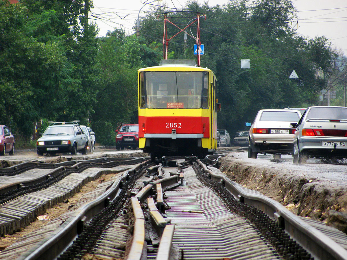 Волгоград, Tatra T6B5SU № 2852; Волгоград — Ремонты и реконструкции