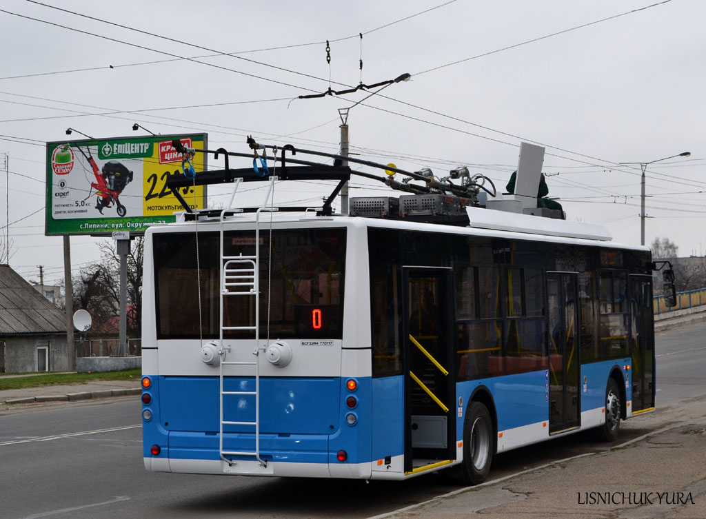 Vinnytsia, Bogdan T70117 nr. 003; Lutsk — New Bogdan trolleybuses