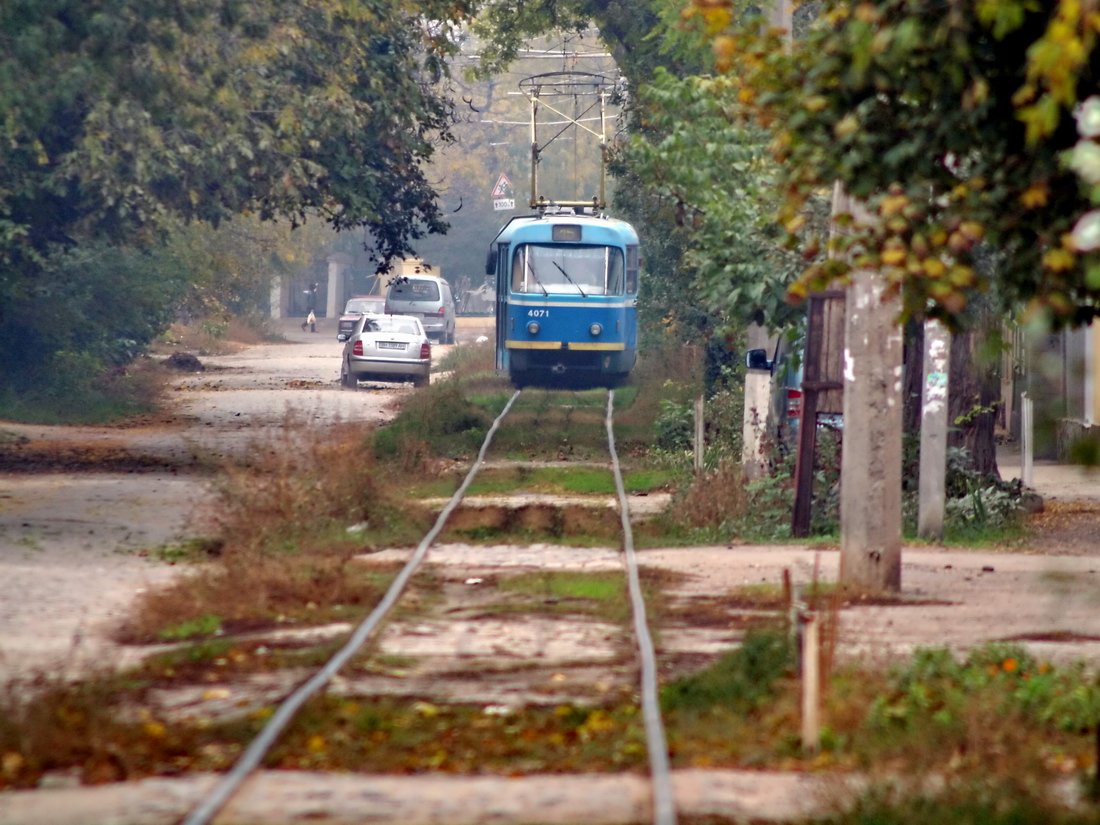 Odesa, Tatra T3R.P nr. 4071; Odesa — Tramway Lines: Center to Slobidka