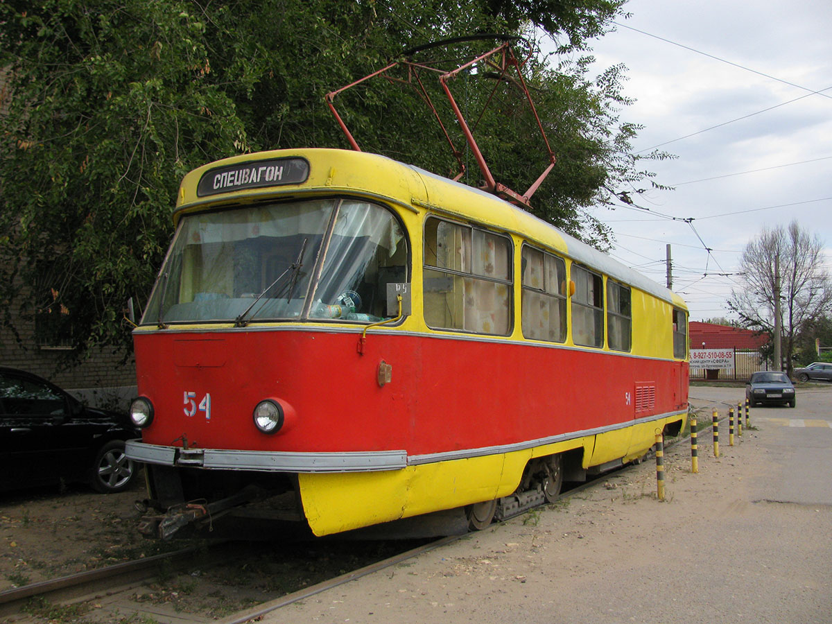 Волгоград, Tatra T3SU (двухдверная) № 54