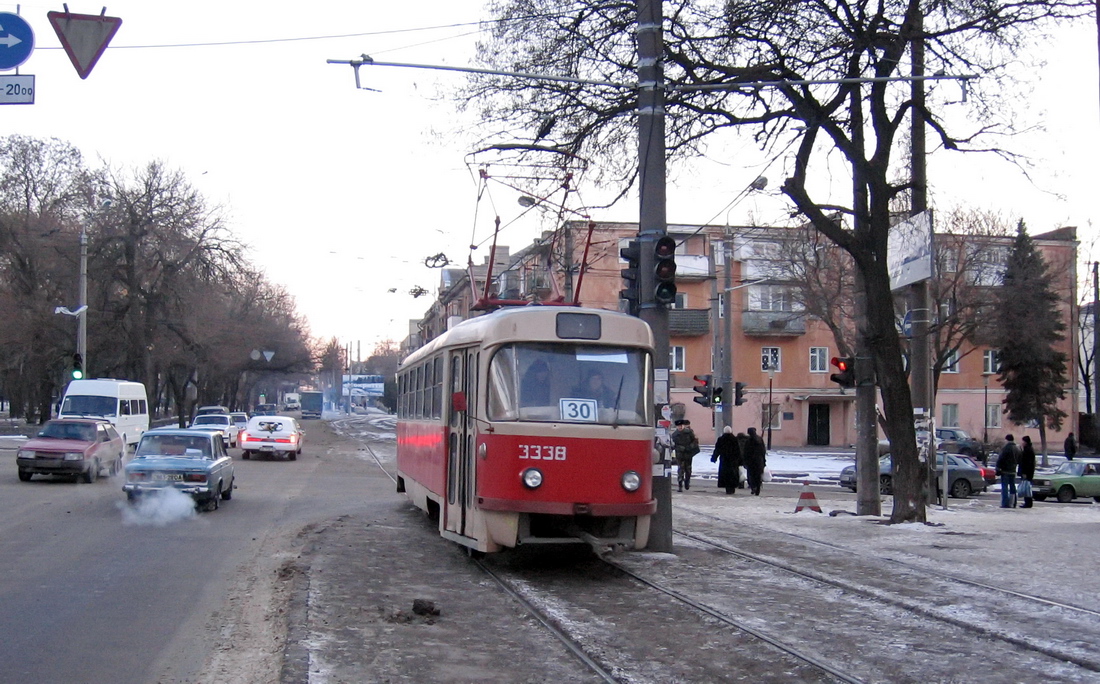 Одесса, Tatra T3SU (двухдверная) № 3338; Одесса — Трамвайные линии: ликвидированные