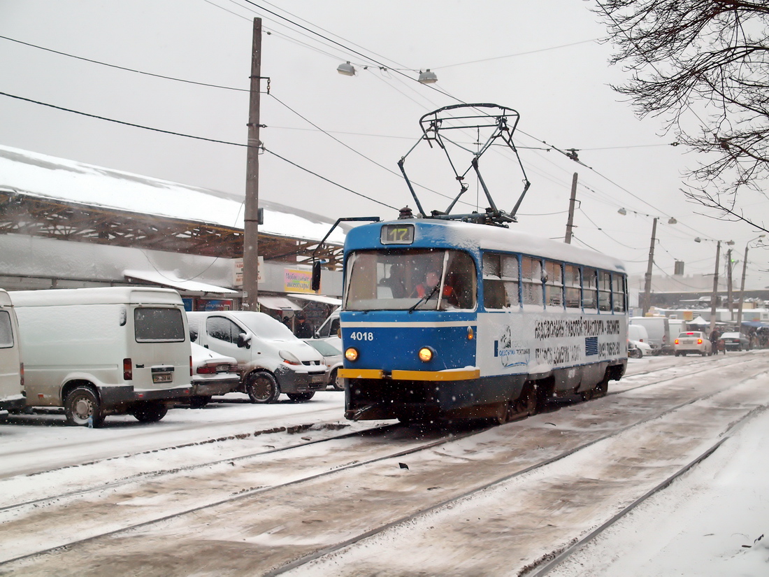 Одесса, Tatra T3R.P № 4018