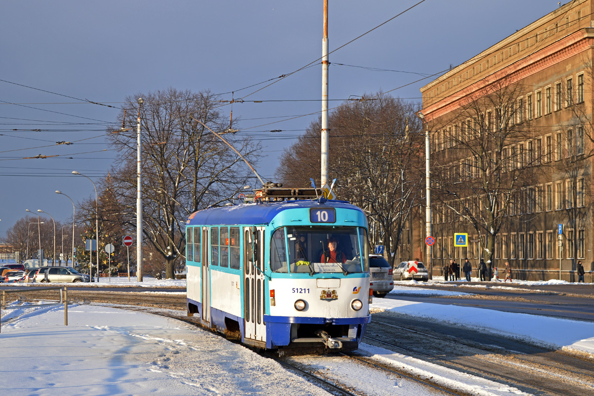 Riga, Tatra T3A č. 51211