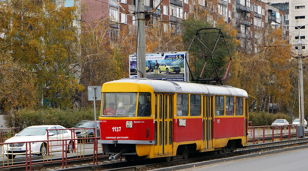 Барнаул, Tatra T3SU № 1137