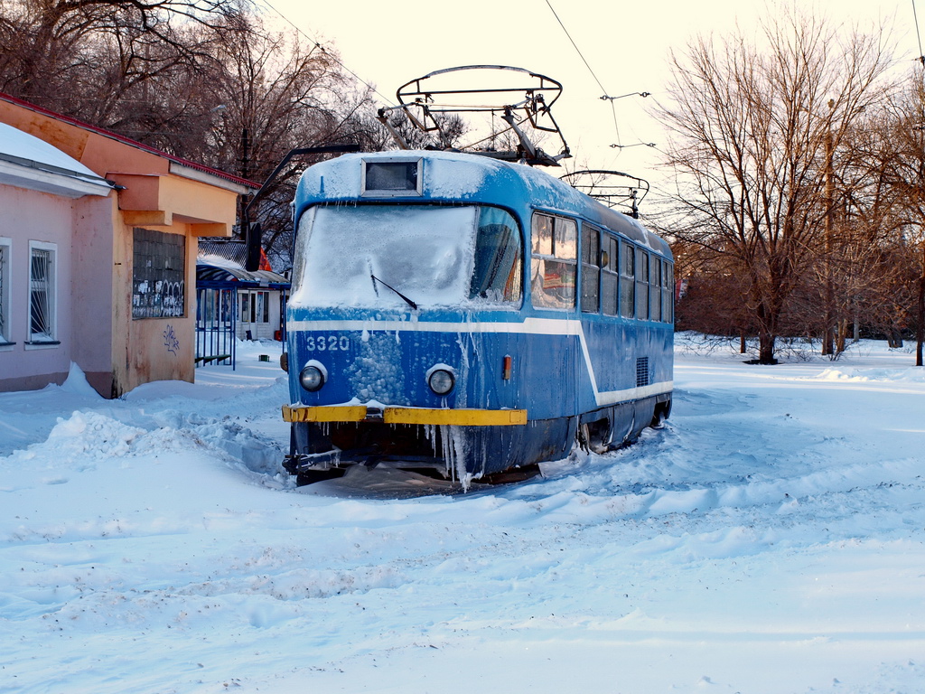 Одесса, Tatra T3R.P № 3320; Одесса — 27.12–30.12.2014 — Снегопад и его последствия