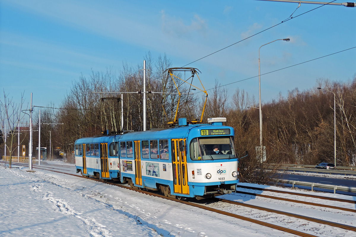 Ostrava, Tatra T3G № 1033
