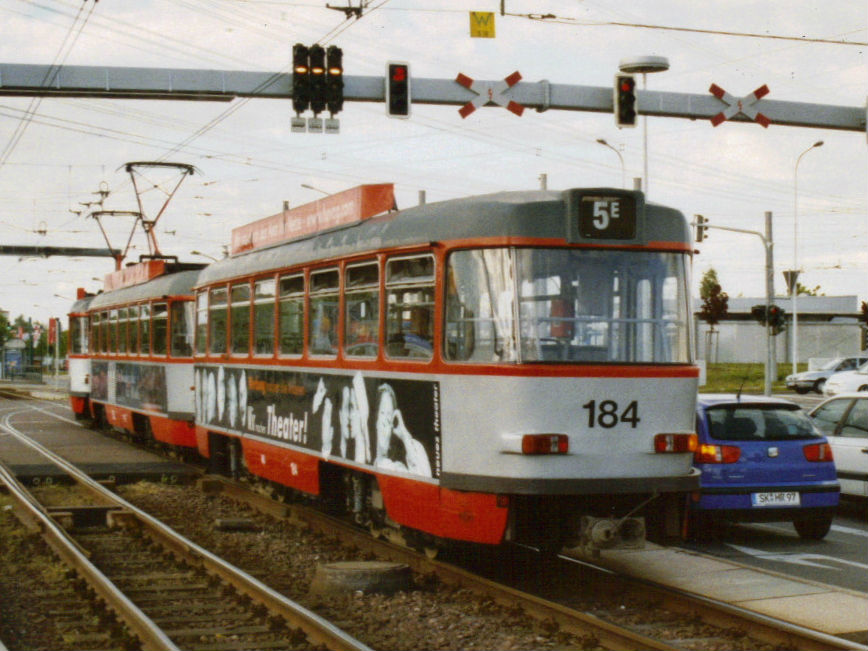 Halle, Tatra B4DC № 184