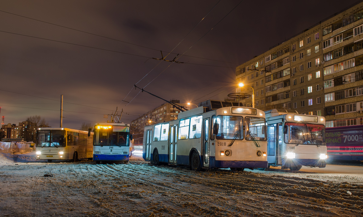 Уфа, БТЗ-5276-01 № 2018; Уфа — Конечные станции и разворотные кольца (троллейбус)