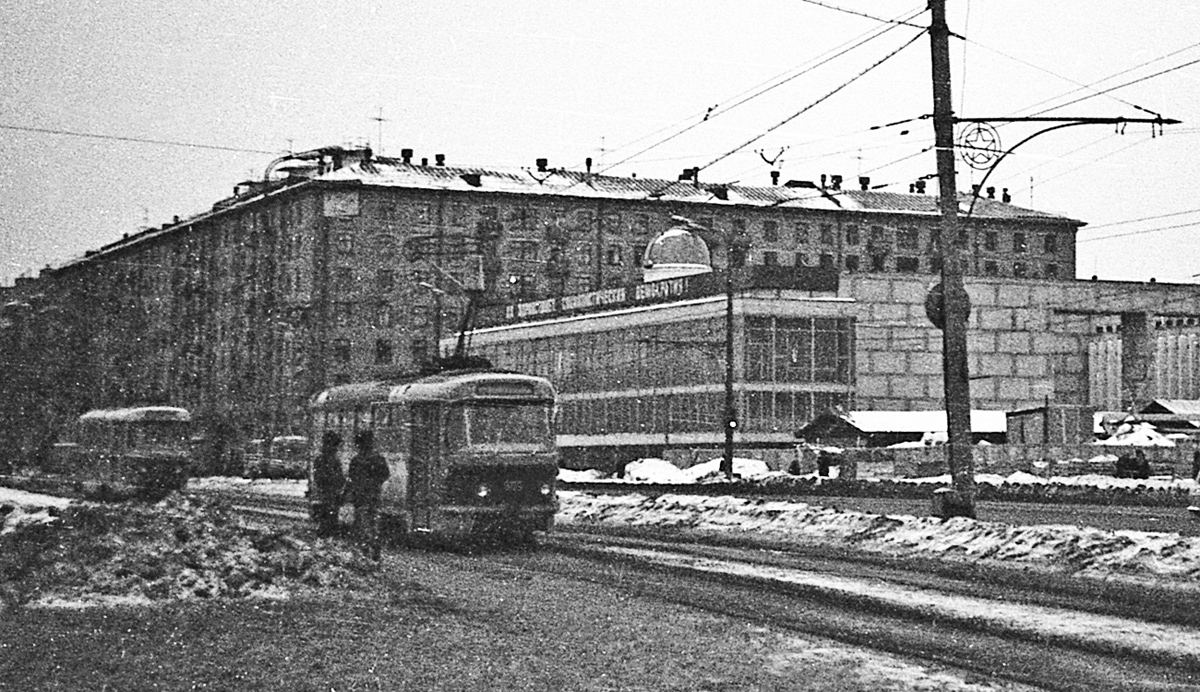 Москва, Tatra T3SU (двухдверная) № 676; Москва — Исторические фотографии — Трамвай и Троллейбус (1946-1991)