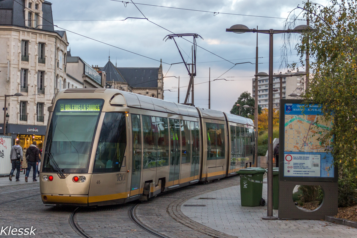 Orléans, Alstom Citadis 301 № 46