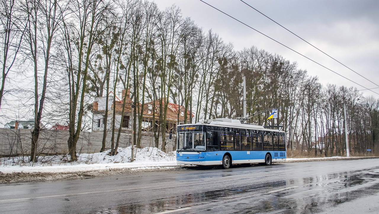 Vinnytsia, Bogdan T70117 nr. 040; Vinnytsia — January 10, 2015 “New Year Vinnitsa” trip with trams Gotha No. 100, Karpfen Be 4/4 No. 233 and Bogdan Т70117 trolleybus No. 040
